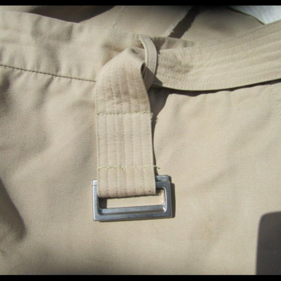 Size 12 BALLY COTTON khaki PANTS with BELT - EXTREMELY RARE AND UNUSUAL FIND!! - Picture 10 of 12